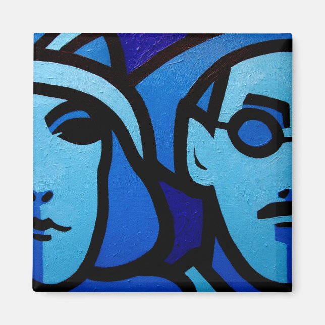 Nora Barnacle and James Joyce Magnet (Front)