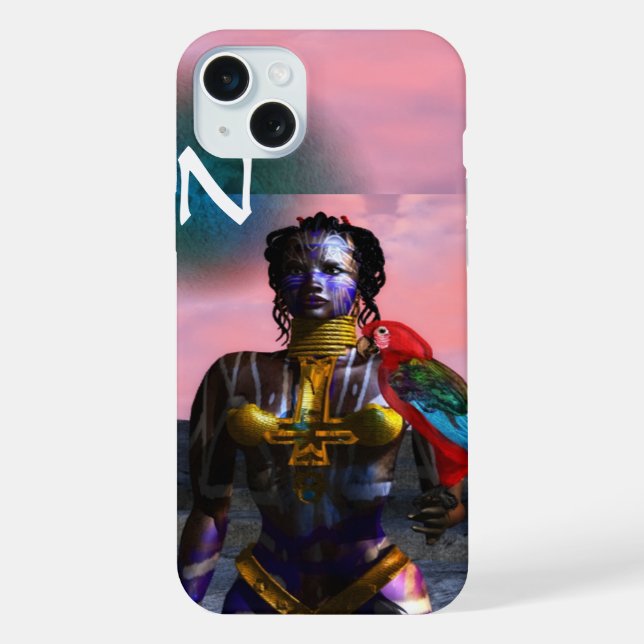NORA CYBER WARRIOR MONOGRAM iPhone CASE (Back)