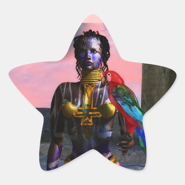 NORA CYBER WARRIOR STAR STAR STICKER (Front)