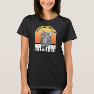 Nora le chat de piano™ T-Shirt du logo officiel