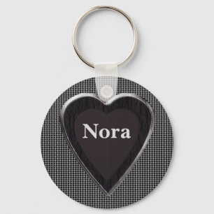 Nora Stole My Heart Keychain