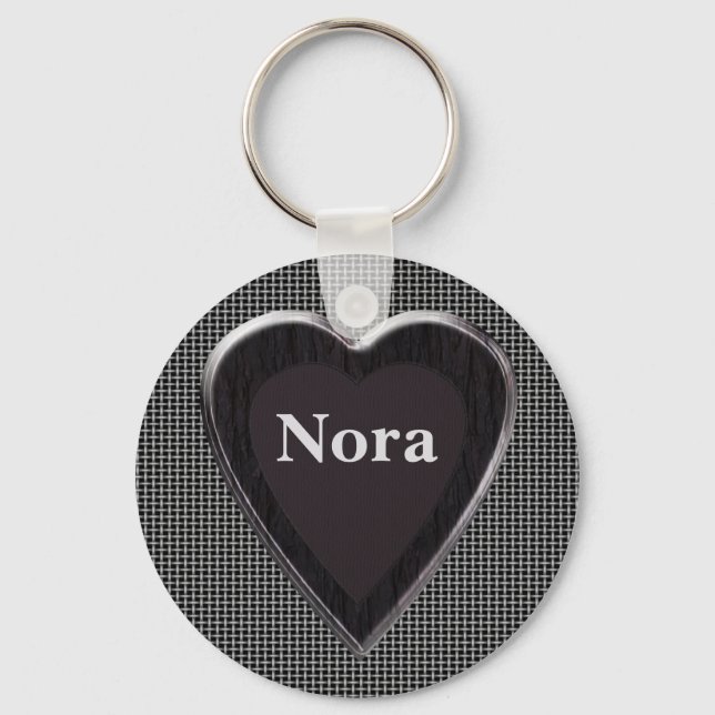 Nora Stole My Heart Keychain (Front)