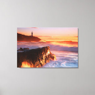 Norah Head Lighthouse   Soldiers Beach, Australia Canvas Print