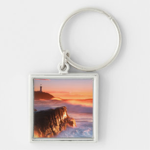 Norah Head Lighthouse   Soldiers Beach, Australia Keychain
