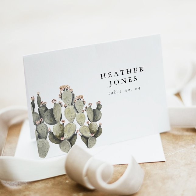 NORAH Prickly Pear Cactus Desert Place Cards (Creator Uploaded)