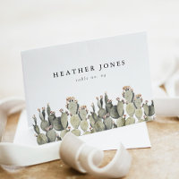 NORAH Prickly Pear Cactus Desert Place Cards