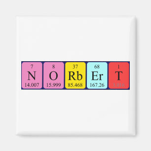 Norbert periodic table name magnet