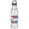 NorCalGSPRescue Striped Logo Water Bottle