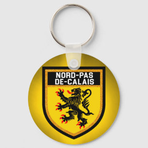 Nord-Pas-de-Calais Flag Keychain