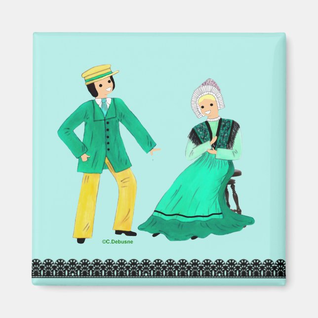 Nord-Pas-de-Calais, France Magnet (Front)