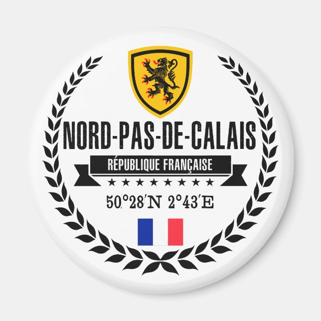 Nord-Pas-de-Calais Magnet (Front)