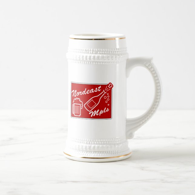 Nordeast Minneapolis Beer Stein (Right)
