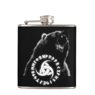 Nordic Bear Flask
