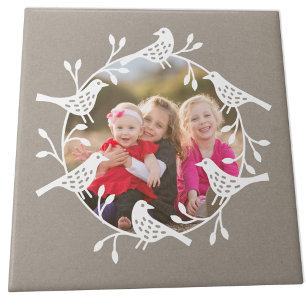 Nordic Bird Photo Tile
