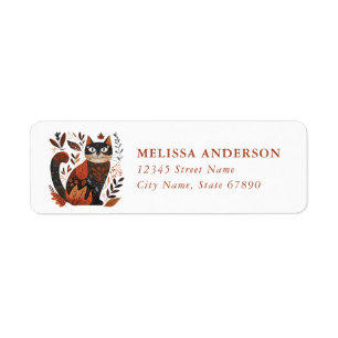 Nordic Cat Return Address Labels