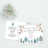 Nordic christmas Change of address Scandi holiday