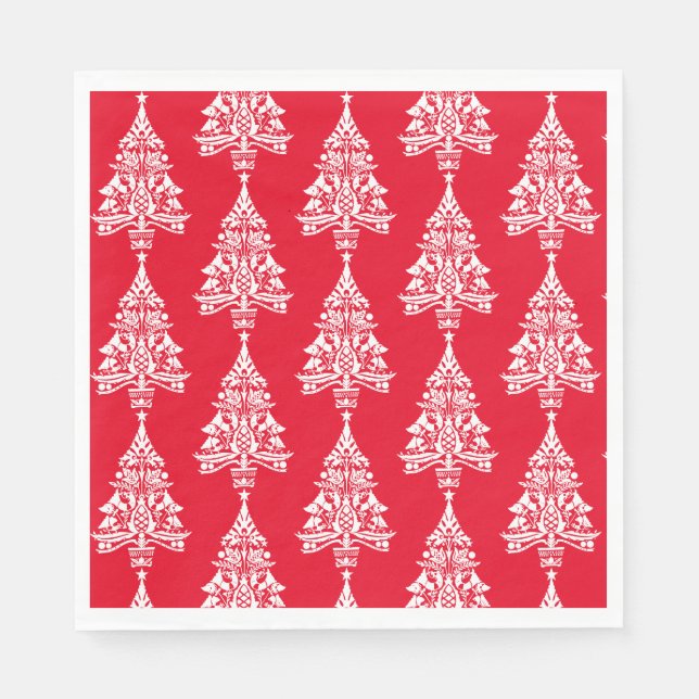 Nordic Christmas Decorations Napkin (Front)