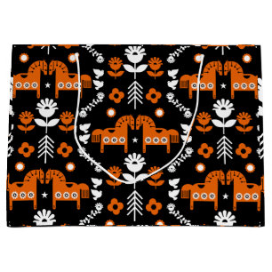Nordic Data Horse Home Decor Large Gift Bag