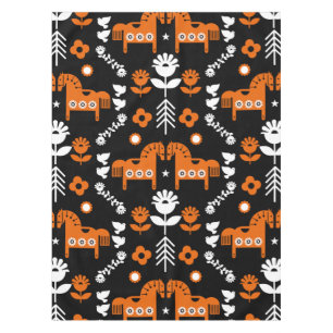 Nordic Data Horse Home Decor Tablecloth