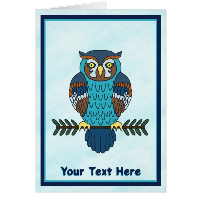 Nordic Folk Art Owl (Front)