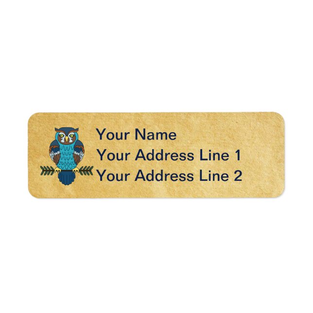 Nordic Folk Art Owl  (Front)