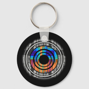 Nordic Future Monogram Keychain