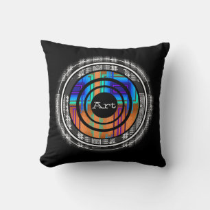 Nordic Future Monogram Throw Pillow