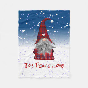 Nordic Gnome Fleece Blanket