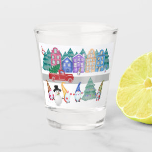 Nordic Gnome Town Christmas, No Place Like Gnome Shot Glass