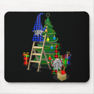 Nordic Gnomes Winter Christmas Swediomte Elves  Mouse Pad