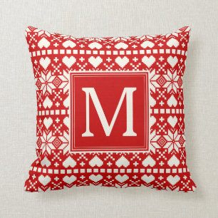 Nordic Holiday Throw Pillow