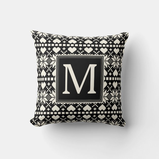 Nordic | Holiday Throw Pillow (Front)