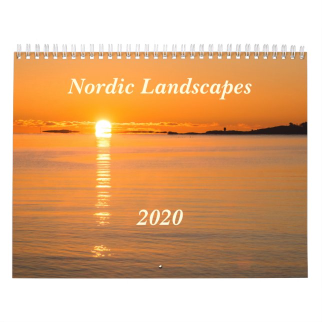 Nordic Landscape Photography Calendar (Cover)