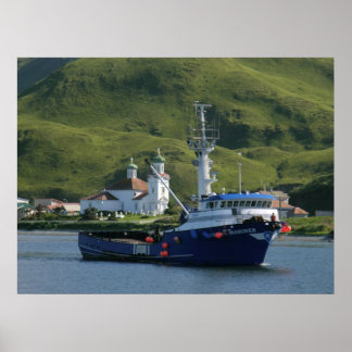 Nordic Mariner, Crab Boat in Dutch Harbor, AK Poster