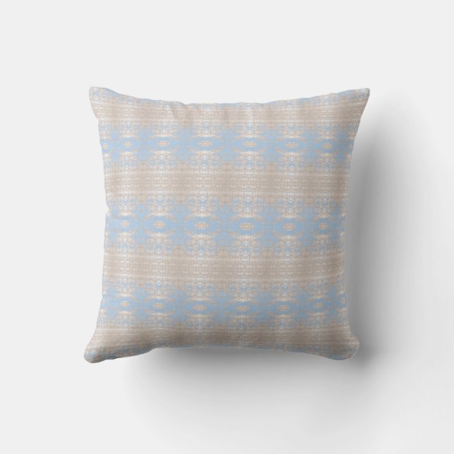 Nordic Mist Throw Pillow (Back)
