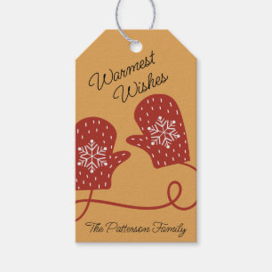 Nordic Mittens Gift Tag