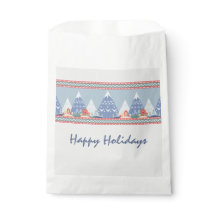 Nordic Mountain Scene Customizable Holiday