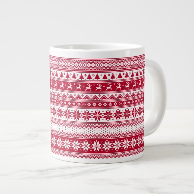 Nordic - Mug de Noël scandinave (Devant droit)