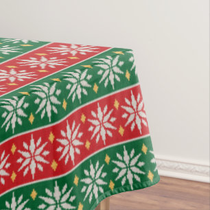 Nordic Noel Knit Tablecloth