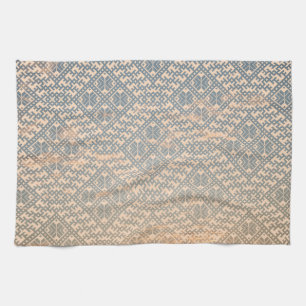 Nordic pastel traditional pattern design kitchen towel