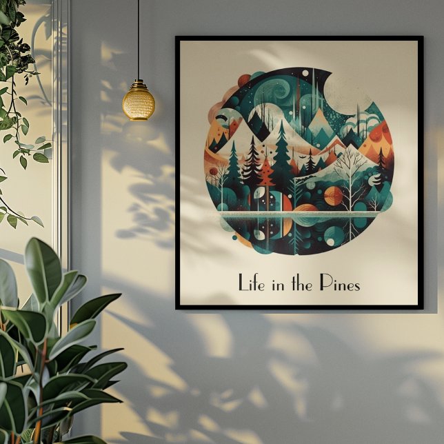Nordic Pines & Peaks, custom Poster (Creator Uploaded)