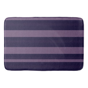 Nordic Plum Stripe  Bath Mat