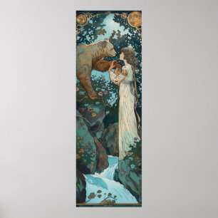 Nordic Prince - Vintage Maxfield Parrish Style Pos Poster