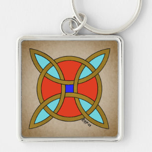 Nordic Protection from Witchcraft or Witch's Knot Keychain