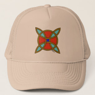 Nordic Protection from Witchcraft or Witch's Knot Trucker Hat