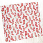 Nordic Red & White Christmas Stockings Custom Text Binder<br><div class="desc">Cute Scandinavian red and white Christmas stocking pattern with "Christmas Recipes" on the spine,  which you can change to customize.</div>