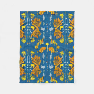 Nordic Reflections - An Ode to Svenskt Tenn Fleece Blanket