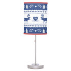 Nordic reindeer, heart and snowflake pattern