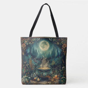 Nordic Samhain Tote Bags – Witch's Cauldron Design