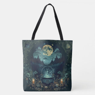 Nordic Samhain Tote Bags – Witch's Cauldron Design